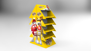 Mars m&m's Christmas tree