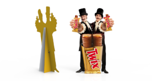 Mars Twix standee